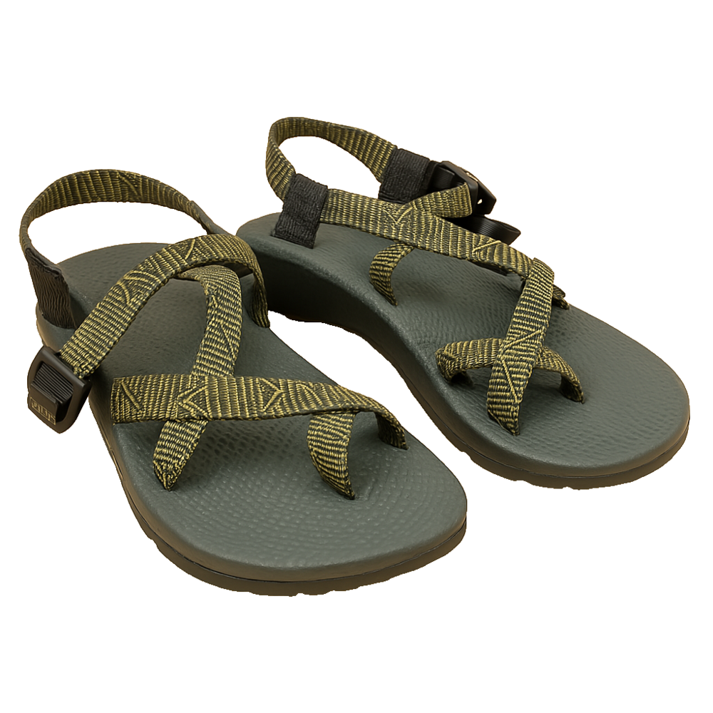 Chaco Z/1 Sandals Womenâs US 10 EUR 43 Green Adjustable Strap Hiking Water